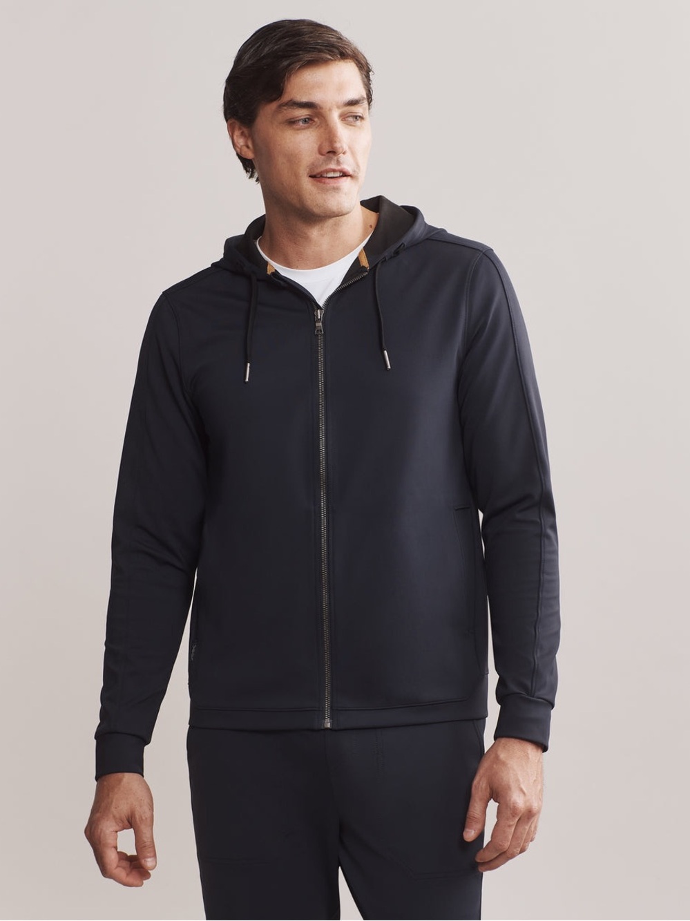 Rhone Spar Full Zip Hoodie Navy Size Large